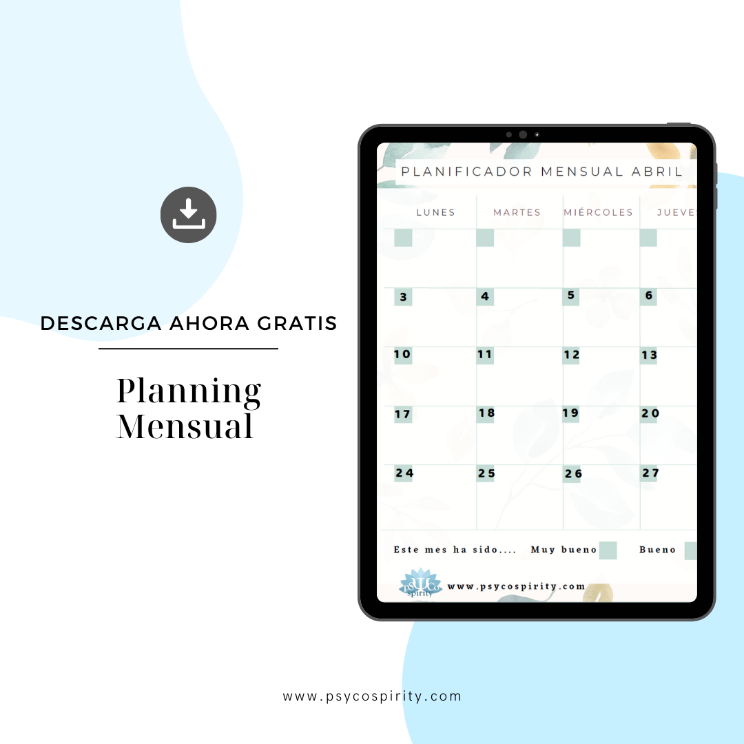 planning mensual abril